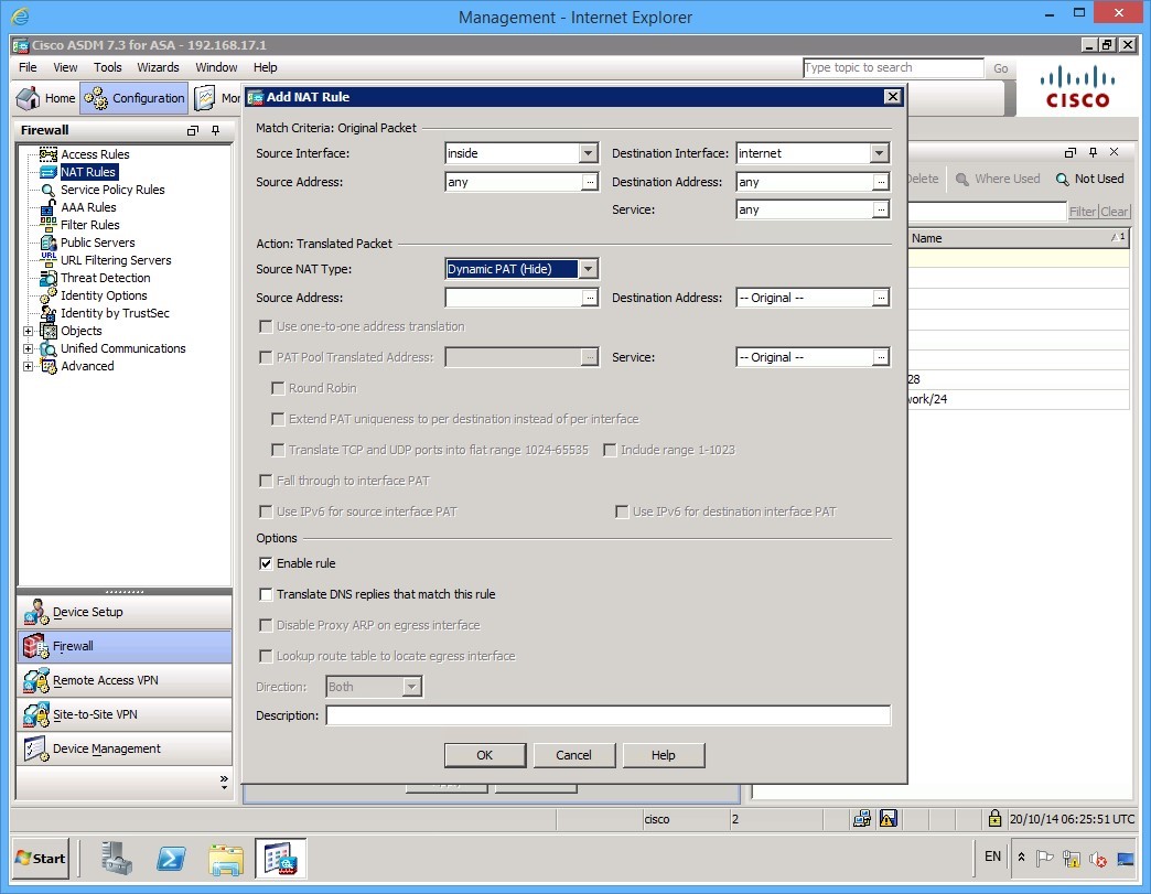 Figure 2.3 Cisco ASDM